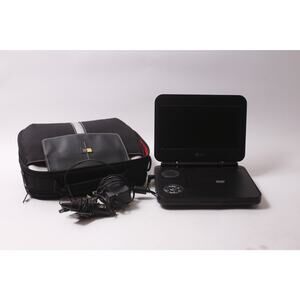 For Parts or Repair RCA Portable Dvd Player with Car Charger Adapter and Carry